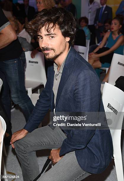 Edoardo Natoli attends a photocall for Kineo Award during the 72nd Venice Film Festival at Palazzo del Casino on September 6, 2015 in Venice, Italy.