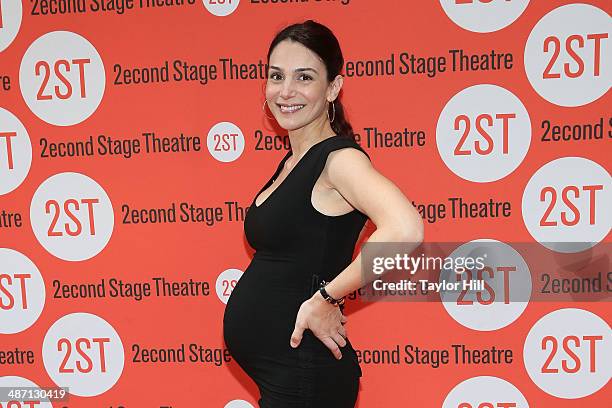 Actress Annie Parisse attends "The Substance Of Fire" opening night at Second Stage Theatre on April 27, 2014 in New York City.