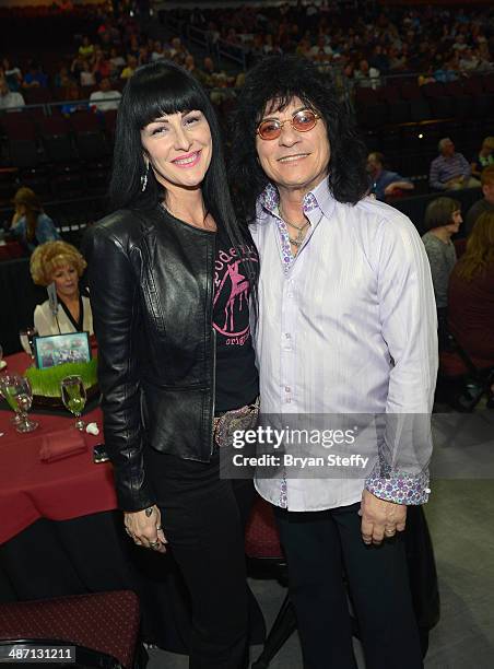 Carmen Shortino and musician Paul Shortino attend The Animal Foundation's 11th annual 'Best in Show' a benefit for the animal shelter, at Orleans...