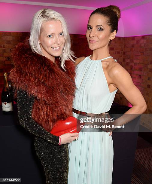 Jakki Healy and Amanda Byram attends the BAFTA Television Craft Awards at The Brewery on April 27, 2014 in London, England.