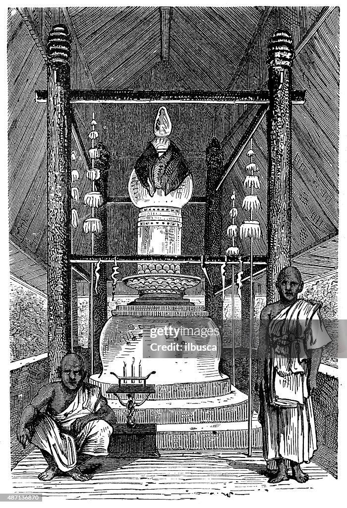 People and traditions of the World: Tomb of bonze, Laos