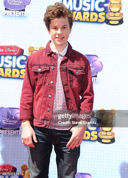 Nolan Gould arrives at the Disney Channel Presents 2014 Radio Disney Music Awards at Nokia Theatre L.A. Live on April 26, 2014 in Los Angeles,...