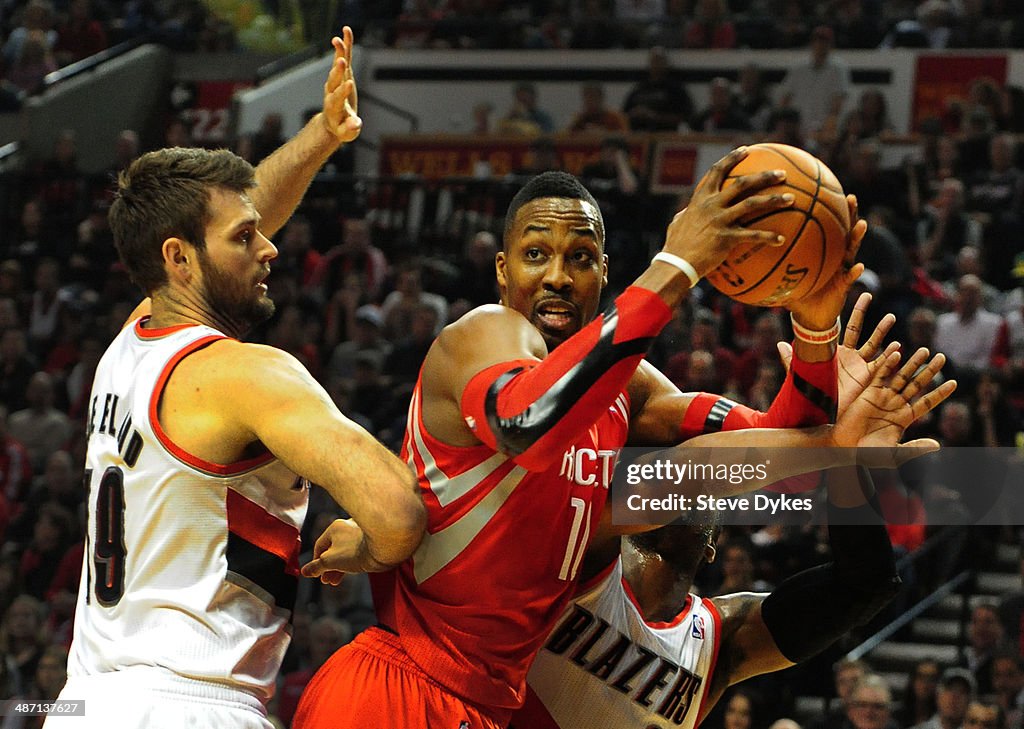 Houston Rockets v Portland Trailblazers - Game Four