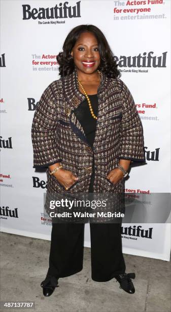 LaTanya Richardson Jackson attends the Actors Fund Benefit Performance of "Beautiful - The Carole King Musical" at Stephen Sondheim Theatre on April...