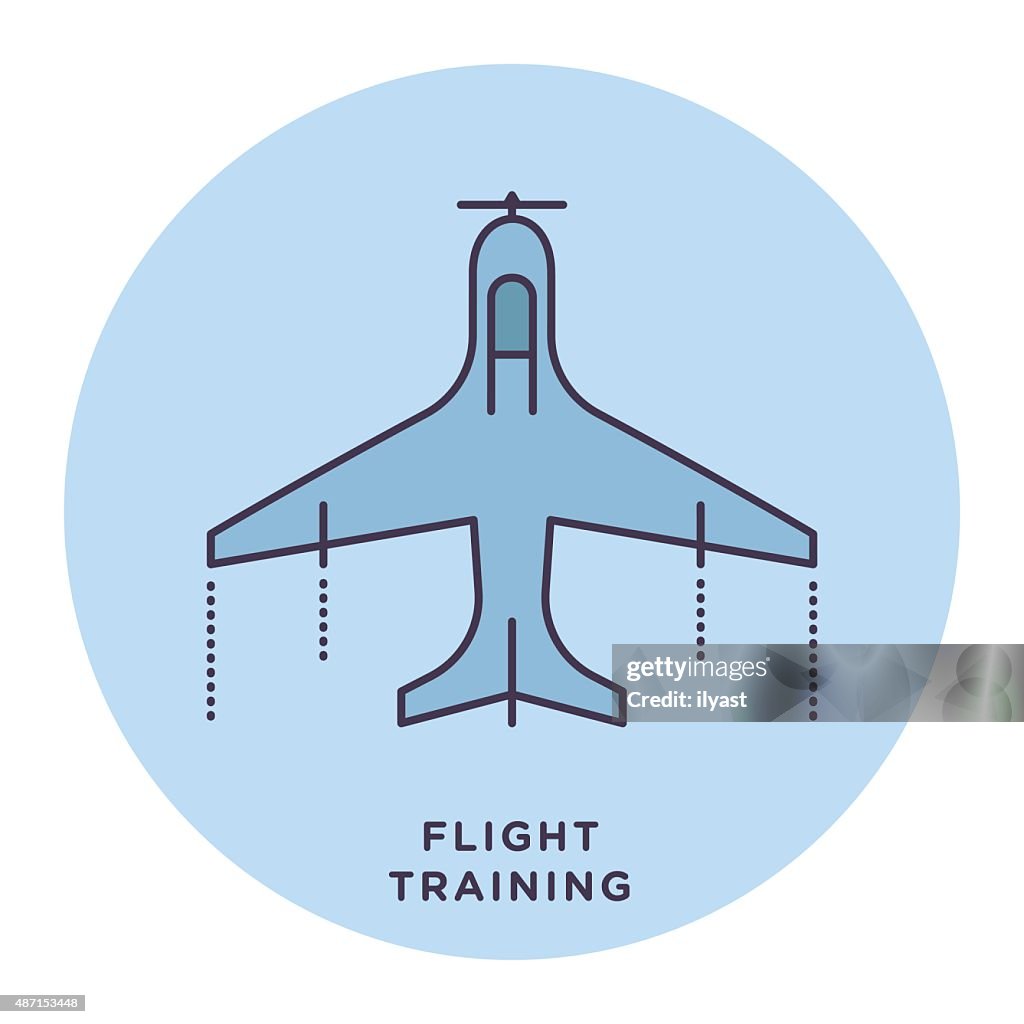 Icon For Pilot Training Program Flight Training High-Res Vector Graphic - Getty Images