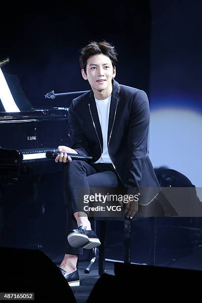 Actor Ji Chang Wook attends fan meeting on September 6, 2015 in Taipei, Taiwan of China