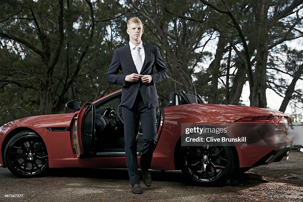 Kyle Edmund, Portrait shoot, March 22, 2014
