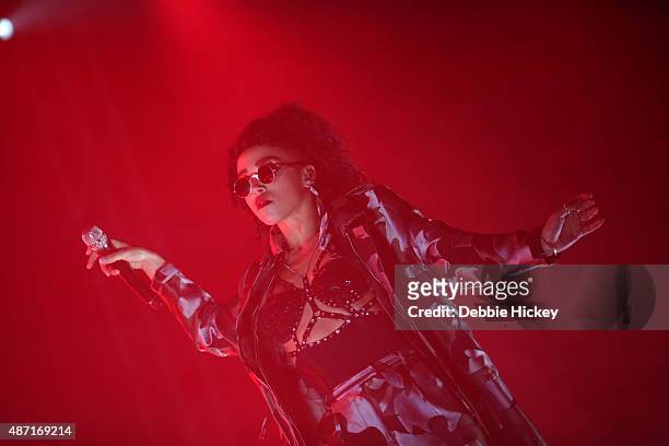 Twigs performs on day 3 of the Electric Picnic Festival at Stradbally Hall Estate on September 6, 2015 in Stradbally, Ireland.