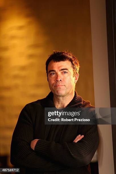 Coach Chris Scott relaxes during Geelong Cats AFL post-season celebrations at the Lord of the Isles Hotel on September 7, 2015 in Geelong, Australia.