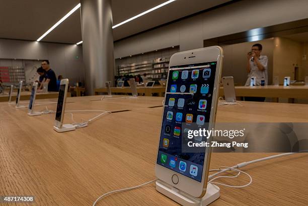 IPhone 6 product is shown in a Chongqing Apple store. The Apple iPhone 6s release is expected on September 9, 2015. Though China's smartphone market...