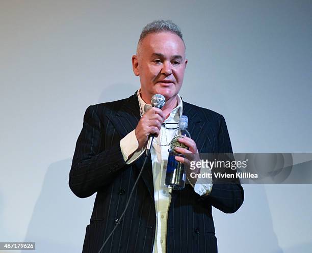 Documentary filmmaker Adam Curtis receives a silver medallion tribute at the 2015 Telluride Film Festival on September 6, 2015 in Telluride, Colorado.