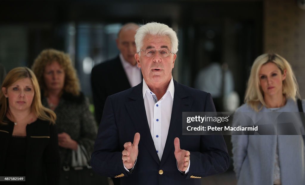Jury Reaches Verdict In The Trial Of Publicist Max Clifford