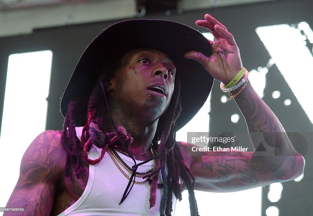 Lil' Wayne And Fetty Wap Perform At Foxtail Pool At SLS Las Vegas