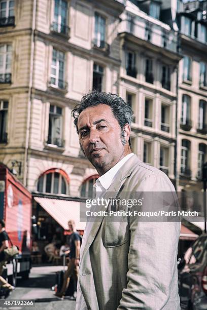 Film director Paolo Sorrentino is photographed for Paris Match on June 30, 2015 in Paris, France.