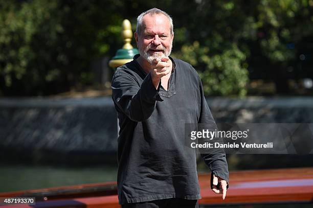 Director Terry Gilliam is seen on day 6 of the 72nd Venice Film Festival on September 7, 2015 in Venice, Italy.