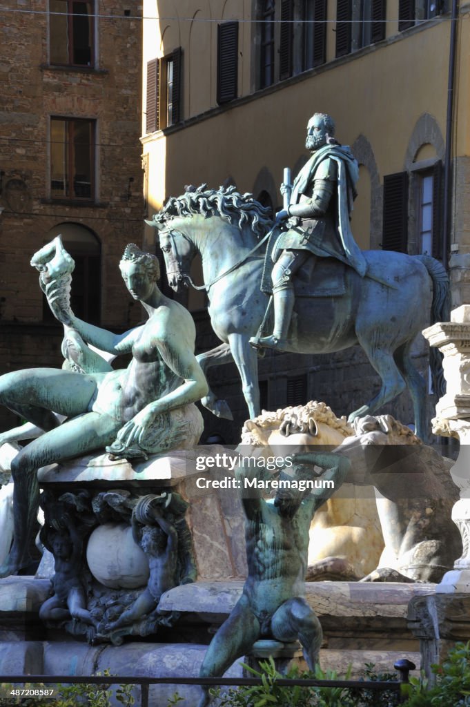 Piazza (square) Signoria, statues