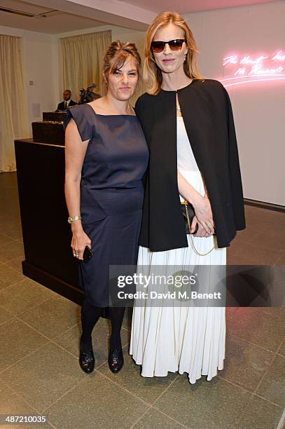 Tracey Emin and Eva Herzigova attend the launch of "Serpentine", a new fragrance by The Serpentine Gallery and fashion house Commes des Garcons...