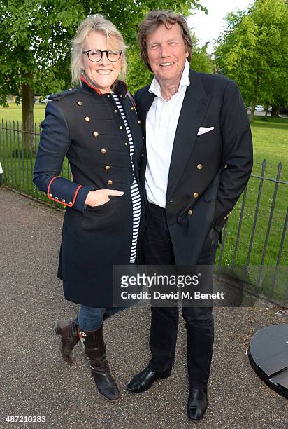 Lousie Fennell and Theo Fennell attend the launch of "Serpentine", a new fragrance by The Serpentine Gallery and fashion house Comme des Garcons...