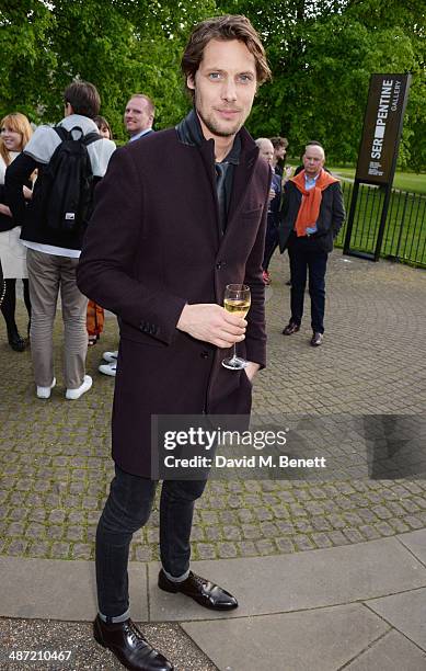 James Rousseau attends the launch of "Serpentine", a new fragrance by The Serpentine Gallery and fashion house Comme des Garcons featuring packaging...