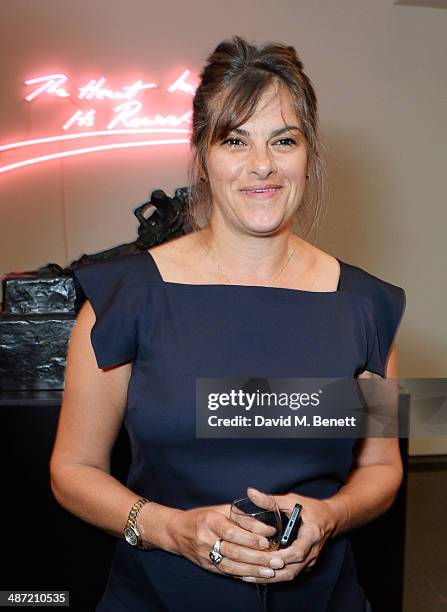 Tracey Emin attends the launch of "Serpentine", a new fragrance by The Serpentine Gallery and fashion house Commes des Garcons featuring bottle...