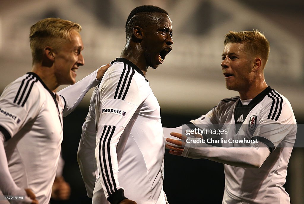 Fulham U18 v Chelsea U18 - FA Youth Cup Final: First Leg