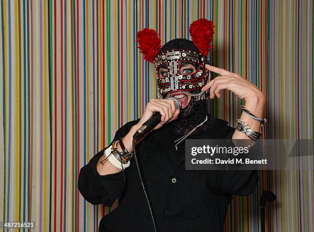 Feral Aka MC Kinky attends The Hepatitis C Trust's Bingo Night at The Groucho Club on April 28, 2014 in London, England.