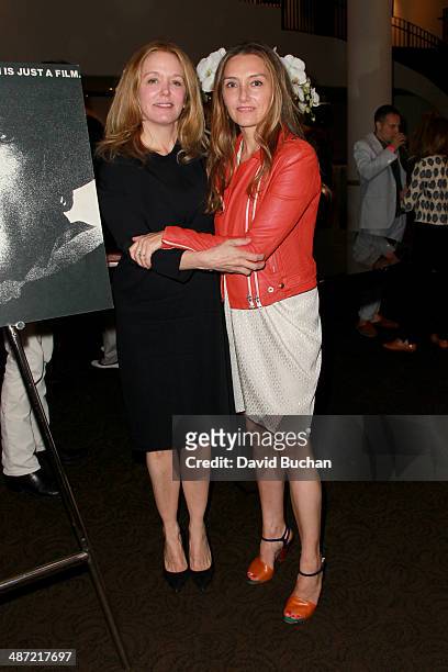 Marin Hopper and Ruthanna Hopper attend the screening of Dennis Hopper's "The Last Movie" during Paris Photo Los Angeles at Paramount Studios on...