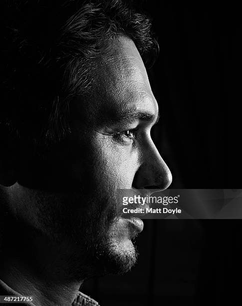 Actor James Franco is photographed for Back Stage on March 7, 2014 in New York City.
