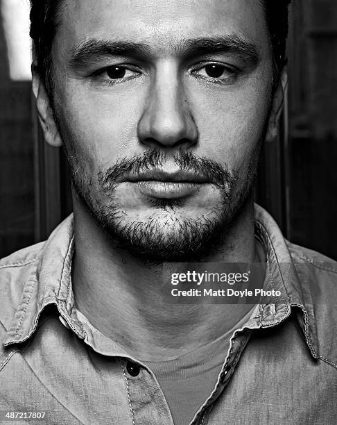 Actor James Franco is photographed for Back Stage on March 7, 2014 in New York City.