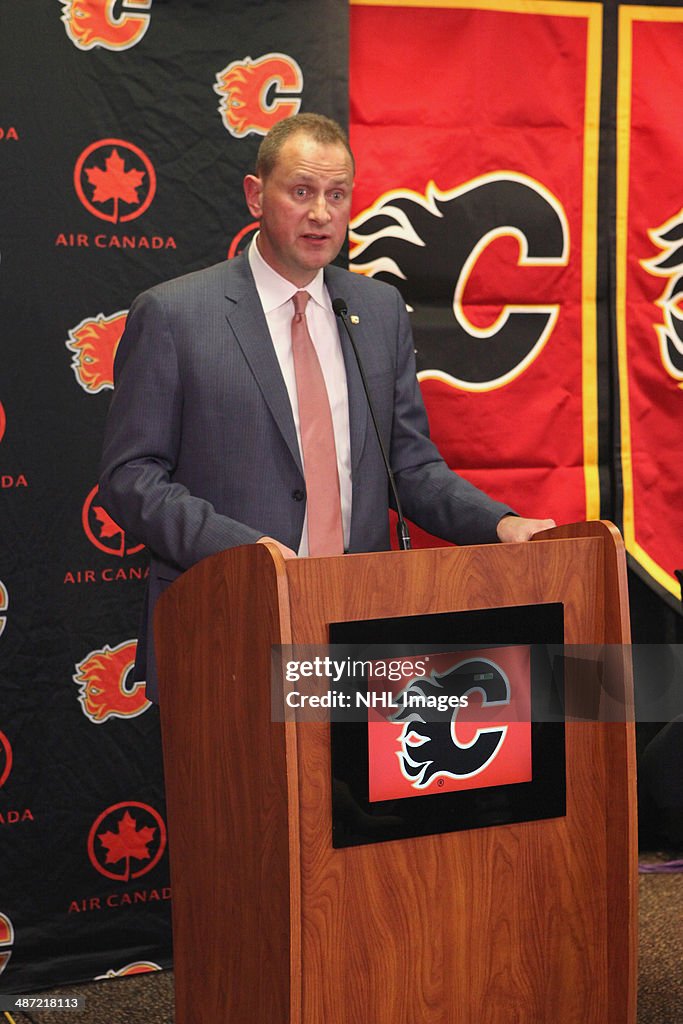 Calgary Flames Introduce Brad Treliving