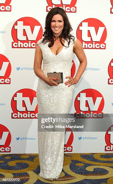 Susanna Reid attends the TV Choice Awards 2015 at Hilton Park Lane on September 7, 2015 in London, England.