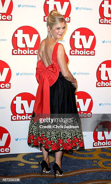 Emilia Fox attends the TV Choice Awards 2015 at Hilton Park Lane on September 7, 2015 in London, England.