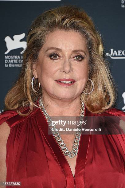 Actress Catherine Deneuve attends the Jaeger-LeCoultre gala event celebrating 10 years of partnership with La Mostra Internazionale d'Arte...