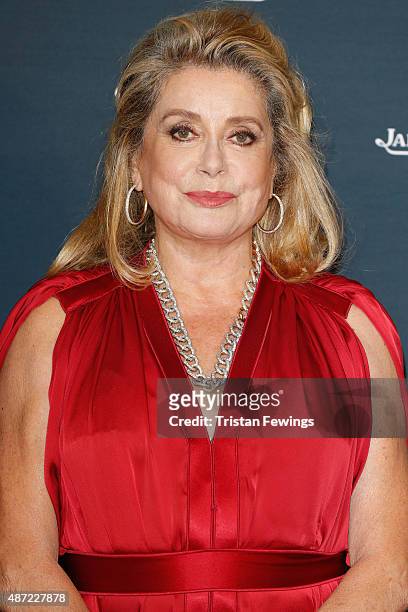 Actress Catherine Deneuve attends the Jaeger-LeCoultre gala event celebrating 10 years of partnership with La Mostra Internazionale d'Arte...