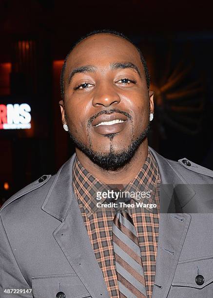 Football player Hakeem Nicks attends Roc Nation Sports 1 Year Anniversary Luncheon at TAO Downtown on April 28, 2014 in New York City.