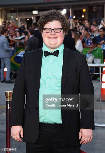 Actor Jesse Heiman attends Universal Pictures' "Neighbors" premiere at Regency Village Theatre on April 28, 2014 in Westwood, California.