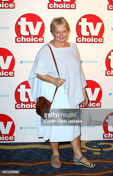 Janine Duvitski attends the TV Choice Awards 2015 at Hilton Park Lane on September 7, 2015 in London, England.