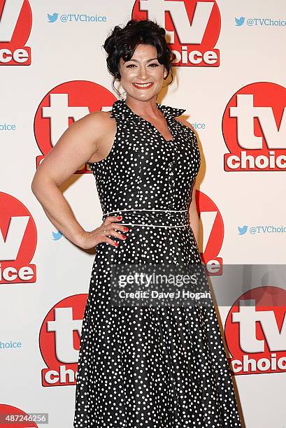 Natalie J Robb attends the TV Choice Awards 2015 at Hilton Park Lane on September 7, 2015 in London, England.