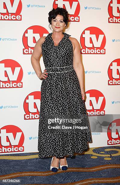 Natalie J Robb attends the TV Choice Awards 2015 at Hilton Park Lane on September 7, 2015 in London, England.