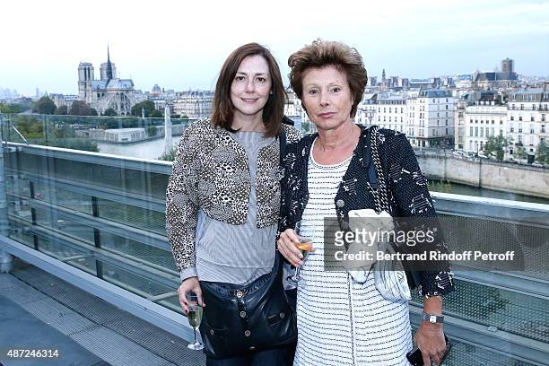 Marie-Louise de Clermont Tonnerre and Guest attend the Inauguration of the 'Osiris, Mysteres Engloutis d'Egypte' at Institut du Monde Arabe, by the...