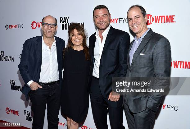 Showtime Networks CEO and Chairman Matthew C. Blank, executive producer Ann Biderman, actor Liev Schreiber and Showtime Networks President David...
