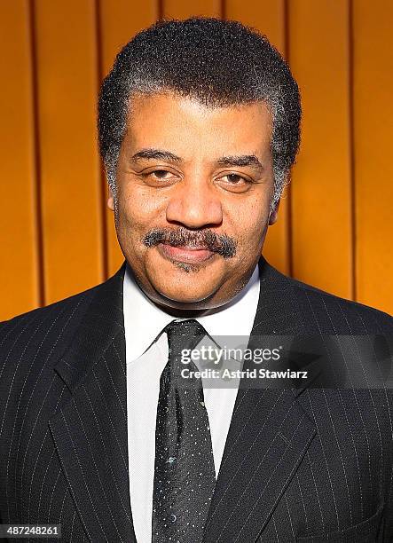 Astrophysicist Neil deGrasse Tyson attends the 2014 National Dance Institute Annual Gala at Best Buy Theater on April 28, 2014 in New York City.