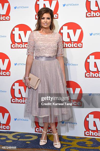 Jessica Wright attends the TV Choice Awards 2015 at Hilton Park Lane on September 7, 2015 in London, England.