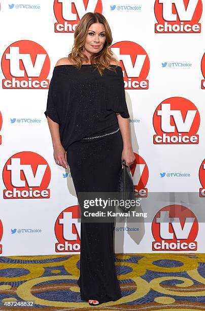 Alison King attends the TV Choice Awards 2015 at Hilton Park Lane on September 7, 2015 in London, England.