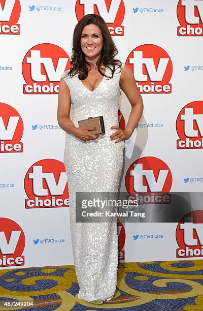 Susanna Reid attends the TV Choice Awards 2015 at Hilton Park Lane on September 7, 2015 in London, England.