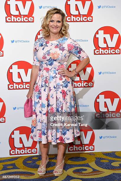 Jo Joyner attends the TV Choice Awards 2015 at Hilton Park Lane on September 7, 2015 in London, England.