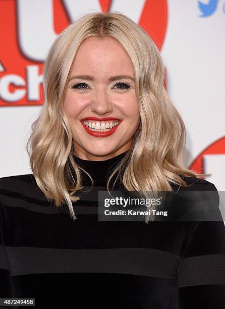 Sammy Winward attends the TV Choice Awards 2015 at Hilton Park Lane on September 7, 2015 in London, England.