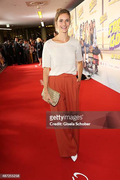 Miriam Stein during the world premiere of 'Fack ju Goehte 2' at Mathaeser Kino on September 7, 2015 in Munich, Germany.
