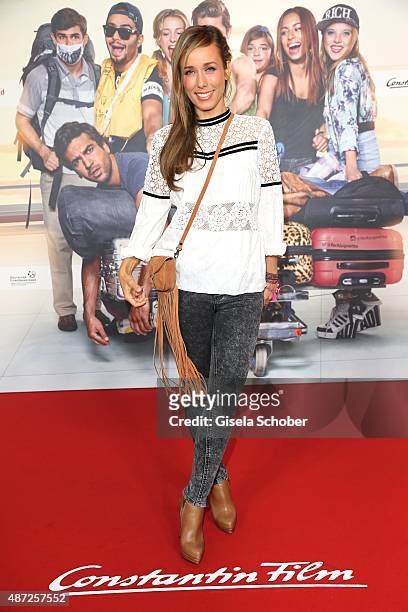 Annemarie Carpendale during the world premiere of 'Fack ju Goehte 2' at Mathaeser Kino on September 7, 2015 in Munich, Germany.