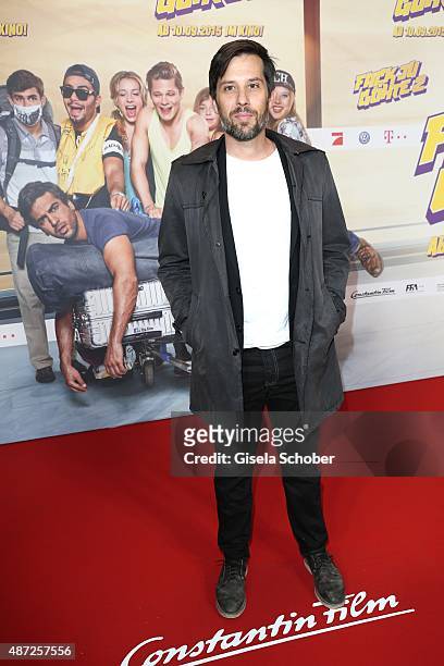 Tim Trachte during the world premiere of 'Fack ju Goehte 2' at Mathaeser Kino on September 7, 2015 in Munich, Germany.